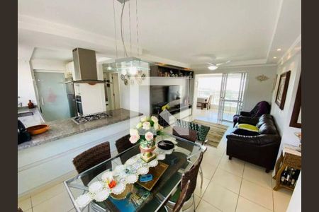 Cozinha de apartamento para alugar com 3 quartos, 111m² em Jardim Tres Marias, Guarujá