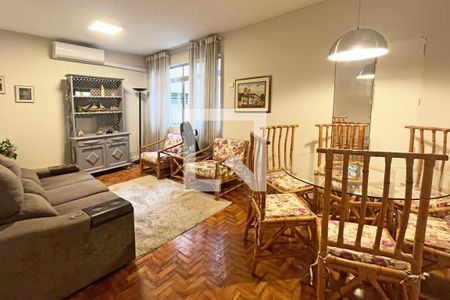 Sala de apartamento para alugar com 1 quarto, 66m² em Orquidario, Santos