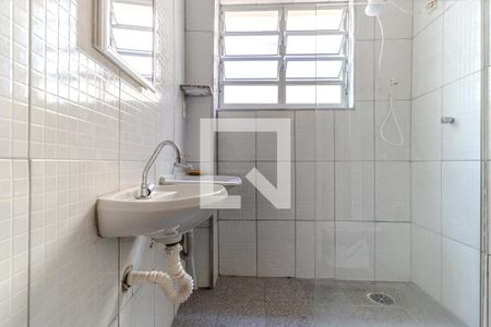 Banheiro de kitnet/studio à venda com 1 quarto, 45m² em República, São Paulo