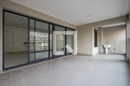Sala/Cozinha - Varanda de apartamento à venda com 3 quartos, 91m² em Sumaré, São Paulo