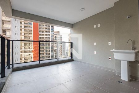 Sala/Cozinha - Varanda de apartamento à venda com 2 quartos, 69m² em Sumaré, São Paulo