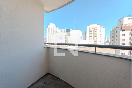 Sacada da Sala de apartamento à venda com 1 quarto, 77m² em Consolação, São Paulo