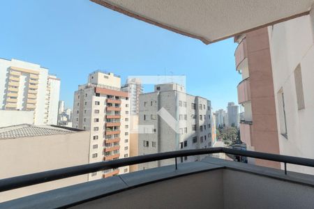Sacada da Sala de apartamento à venda com 1 quarto, 77m² em Consolação, São Paulo
