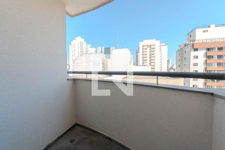 Sacada da Sala de apartamento à venda com 1 quarto, 77m² em Consolação, São Paulo