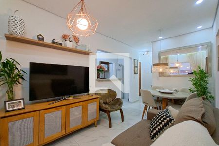 Sala de apartamento para alugar com 2 quartos, 63m² em Vila Caiçara, Praia Grande