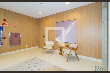 Hall social de kitnet/studio à venda com 1 quarto, 34m² em Alto da Mooca, São Paulo