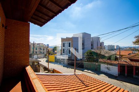Varanda da suíte de casa à venda com 3 quartos, 183m² em Vila Guarani, Santo André