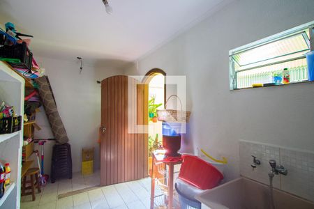 Área de serviço de casa à venda com 3 quartos, 183m² em Vila Guarani, Santo André