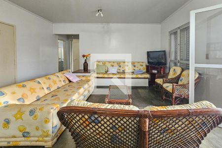 Sala de apartamento para alugar com 2 quartos, 140m² em Loteamento Joao Batista Juliao, Guarujá