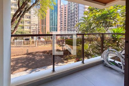 Varanda da Sala de apartamento à venda com 2 quartos, 60m² em Jardim Paulista, São Paulo