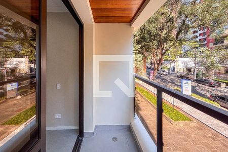 Varanda da Sala de apartamento à venda com 2 quartos, 60m² em Jardim Paulista, São Paulo