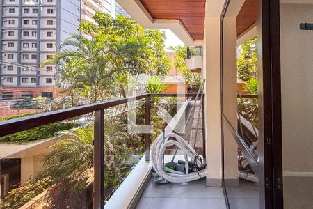 Varanda da Sala de apartamento à venda com 2 quartos, 60m² em Jardim Paulista, São Paulo