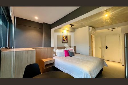 Varanda de kitnet/studio para alugar com 1 quarto, 24m² em Cerqueira César, São Paulo