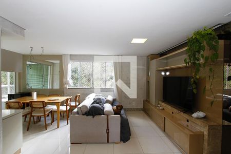 Sala de apartamento à venda com 3 quartos, 110m² em Álvaro Camargos, Belo Horizonte