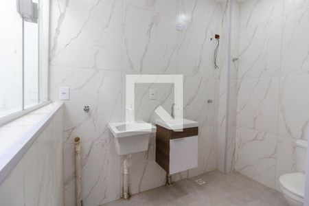Banheiro Social de kitnet/studio para alugar com 1 quarto, 25m² em Jardim Sao Manoel, Guarulhos