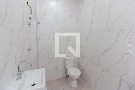 Banheiro Social de kitnet/studio para alugar com 1 quarto, 25m² em Jardim Sao Manoel, Guarulhos