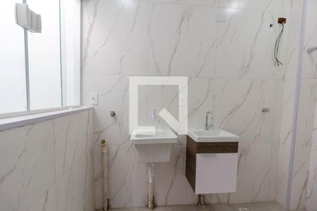Banheiro Social de kitnet/studio para alugar com 1 quarto, 25m² em Jardim Sao Manoel, Guarulhos