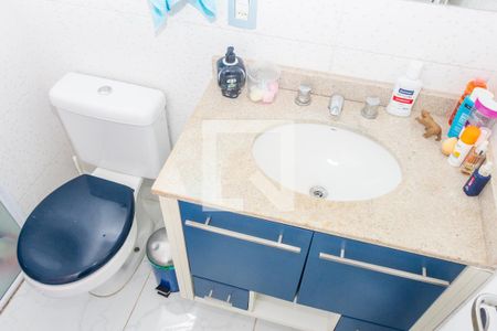 Banheiro da Suíte de apartamento à venda com 3 quartos, 73m² em Jardim Sabara, São Paulo
