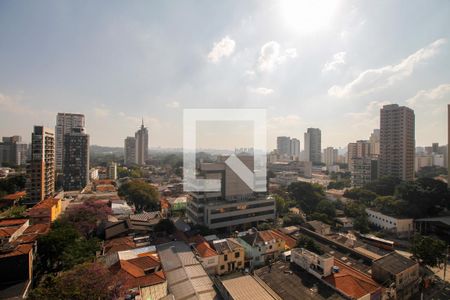 Vista da Varanda de kitnet/studio à venda com 1 quarto, 27m² em Pinheiros, São Paulo