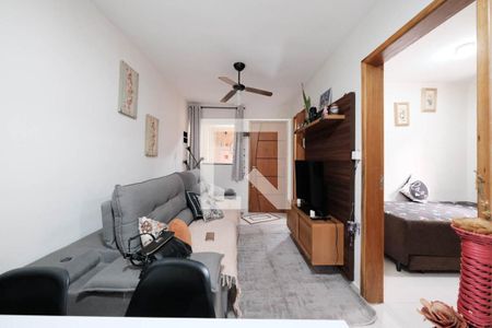 Sala/Cozinha de apartamento à venda com 2 quartos, 42m² em Vila Euthalia, São Paulo