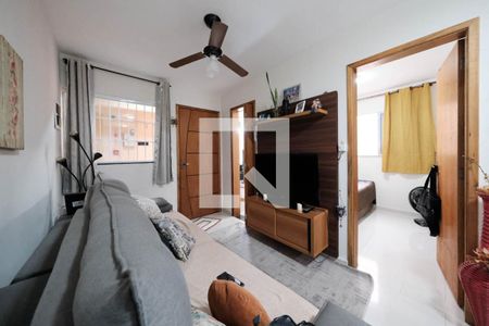 Sala/Cozinha de apartamento à venda com 2 quartos, 42m² em Vila Euthalia, São Paulo