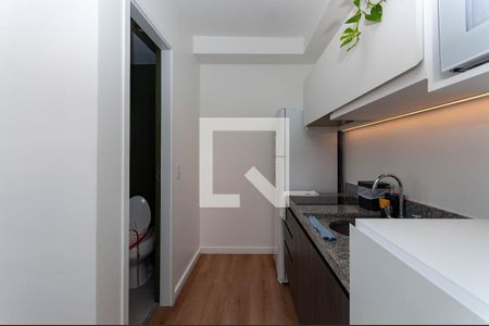 Cozinha Americana de kitnet/studio para alugar com 1 quarto, 28m² em Barra Funda, São Paulo