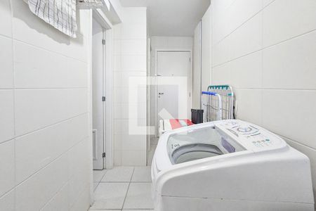 Área de serviço de apartamento para alugar com 3 quartos, 158m² em Parque Enseada, Guarujá