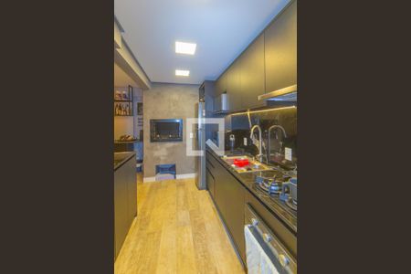 Cozinha e Churrasqueira de apartamento à venda com 1 quarto, 52m² em Centro, Canoas