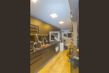 Cozinha de apartamento à venda com 1 quarto, 52m² em Centro, Canoas