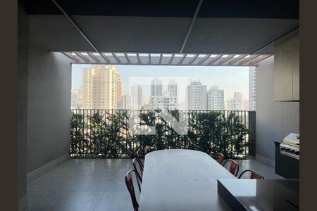 Área comum - Churrasqueira de kitnet/studio para alugar com 1 quarto, 42m² em Perdizes, São Paulo
