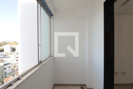 Varanda da Sala de apartamento para alugar com 3 quartos, 75m² em Castelo, Belo Horizonte