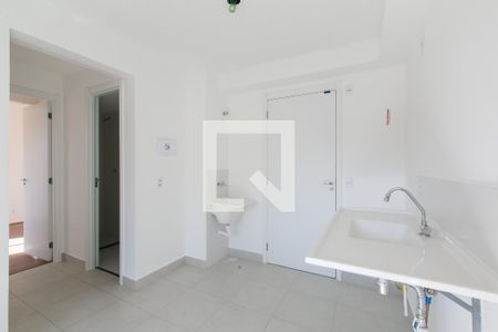 Cozinha  de apartamento para alugar com 2 quartos, 32m² em Vila Carmosina, São Paulo