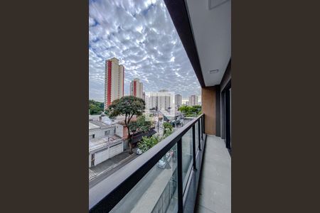 Varanda de kitnet/studio para alugar com 1 quarto, 27m² em Mooca, São Paulo