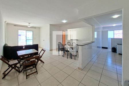 Sala de apartamento para alugar com 3 quartos, 104m² em Guilhermina, Praia Grande