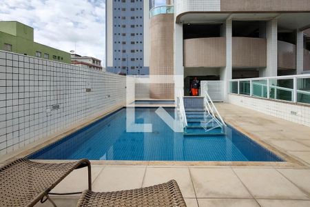 Área comum - Piscina de apartamento para alugar com 3 quartos, 104m² em Guilhermina, Praia Grande