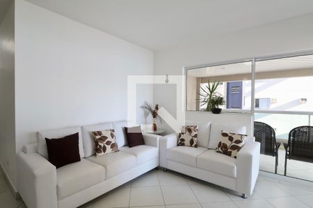 Sala de apartamento para alugar com 3 quartos, 150m² em Vila Luis Antonio, Guarujá