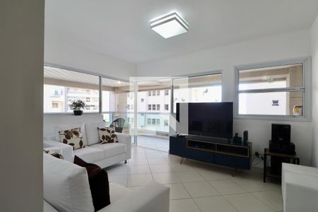 Sala de apartamento para alugar com 3 quartos, 150m² em Vila Luis Antonio, Guarujá