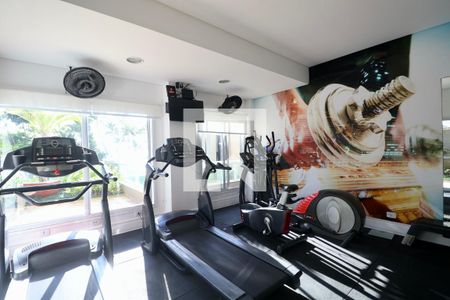 Área comum - Academia de apartamento para alugar com 3 quartos, 150m² em Vila Luis Antonio, Guarujá