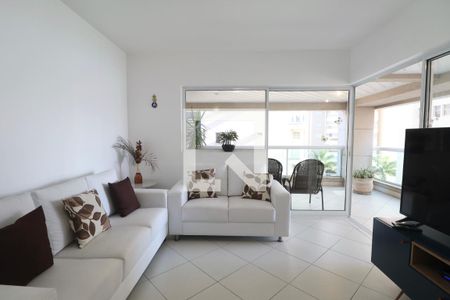 Sala de apartamento para alugar com 3 quartos, 150m² em Vila Luis Antonio, Guarujá