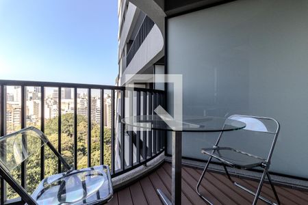 Varanda de kitnet/studio para alugar com 1 quarto, 25m² em Santa Ifigênia, São Paulo