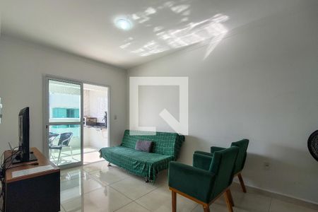 Sala de apartamento para alugar com 2 quartos, 77m² em Maracanã, Praia Grande