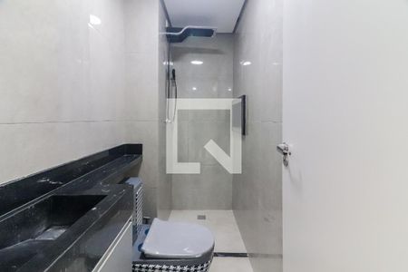 Banheiro Social de apartamento para alugar com 2 quartos, 35m² em Jardim Peri Peri, São Paulo