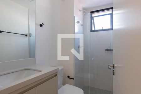 Banheiro de kitnet/studio para alugar com 1 quarto, 30m² em Santa Cecilia, São Paulo