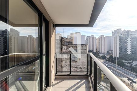 Varanda de kitnet/studio para alugar com 1 quarto, 34m² em Santa Cecilia, São Paulo