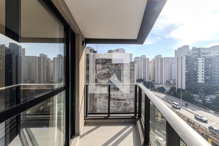 Varanda de kitnet/studio para alugar com 1 quarto, 34m² em Santa Cecilia, São Paulo