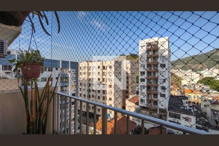 Varanda da Sala de apartamento à venda com 2 quartos, 77m² em Tijuca, Rio de Janeiro