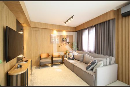 Sala de apartamento à venda com 2 quartos, 84m² em Vila Andrade, São Paulo