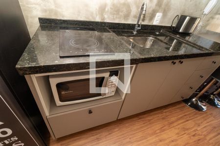 Cozinha de kitnet/studio à venda com 1 quarto, 25m² em Perdizes, São Paulo