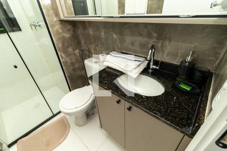 Banheiro de kitnet/studio à venda com 1 quarto, 25m² em Perdizes, São Paulo