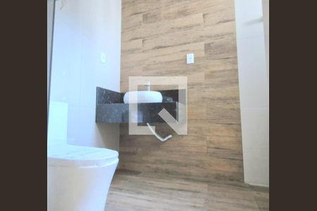 Banheiro da Suíte de casa à venda com 3 quartos, 158m² em Lundcéia, Lagoa Santa